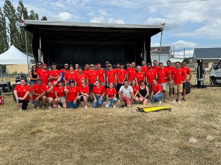 L'équipe de bénévoles JA satisfaits de cette deuxième édition de Festi'ferme. 