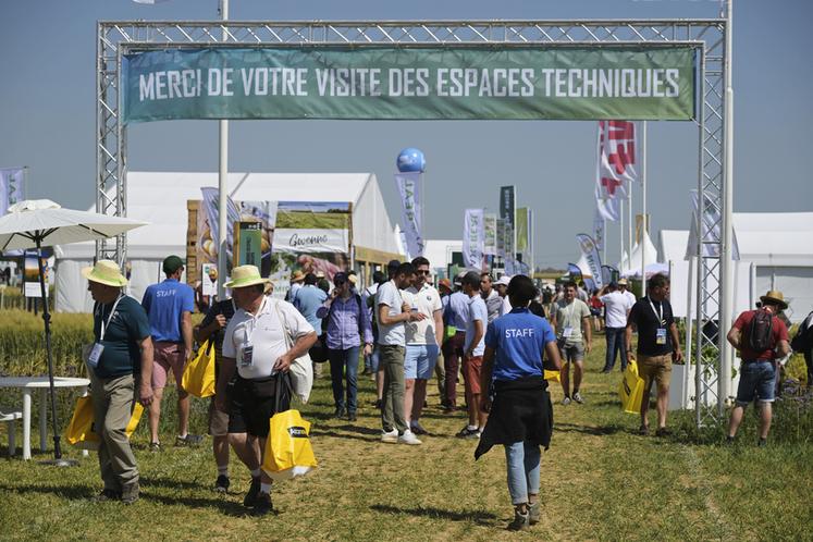 L'espace technique était organisé autour de quatre thématiques : Changement climatique, Sécurité alimentaire, Santé des plantes et Nutrition des plantes.