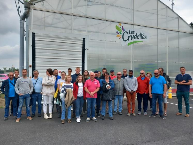 Le 22 juin, à Châteauneuf-sur-Loire. Après l'assemblée générale du SR 45, les participants ont visité la nouvelle plateforme logistique et la « serre du futur » des Crudettes.