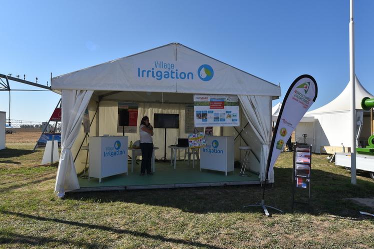 Nommé Irrigation lors de la précédente édition, le village Gestion de l'eau est à retrouver stand C33 cette année.