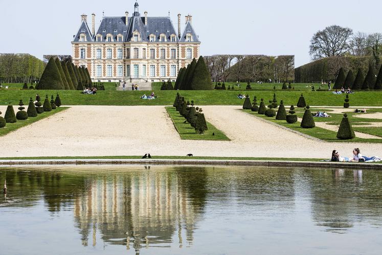 Château du Domaine départemental de Sceaux avril 2021.