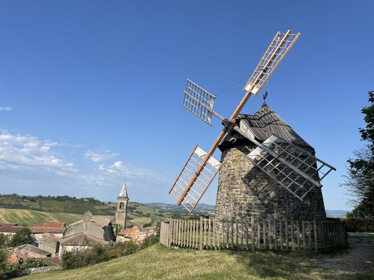 Moulin à vent de la Sallette, à Lautrec.
