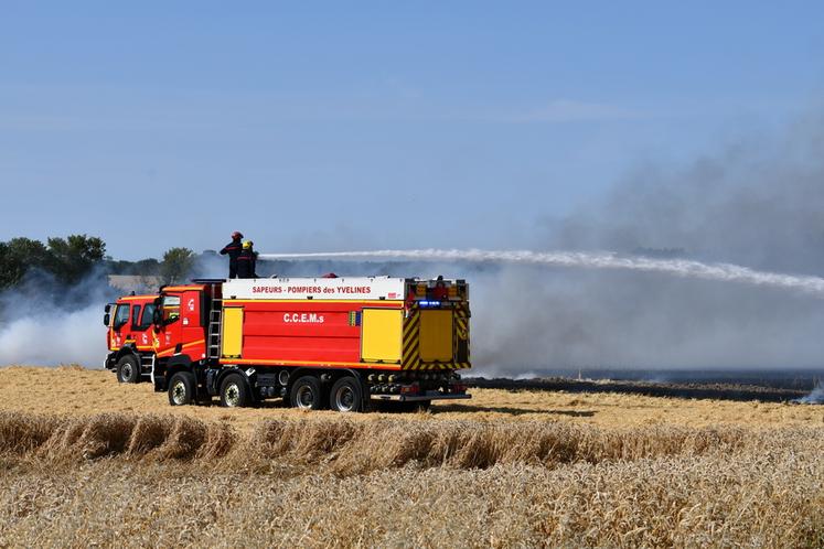 Orge, blé et colza sont principalement exposés aux risques d'incendie.