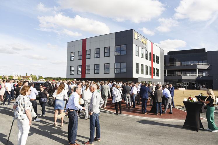 Le 12 juillet, à Chartres. Les nouveaux locaux de Fiteco regroupent l'ensemble de ses services en Eure-et-Loir.