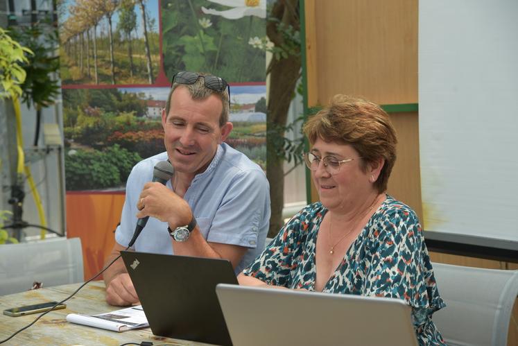 Bruno Picard et Isabelle Vandernoot ont présenté les actions réalisées et celles à venir.