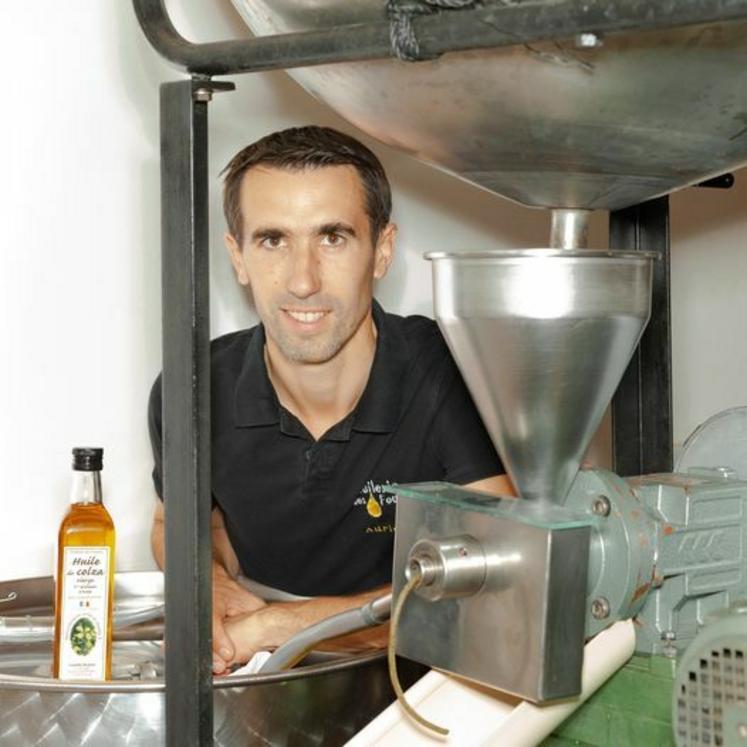 Adrien Rivière est installé à Courtenay (Loiret), sur l'échelon Gâtinais est de JA 45. 