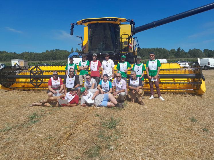 Le 20 août, à Pouillé. Les participants à la finale des labours de Loir-et-Cher.