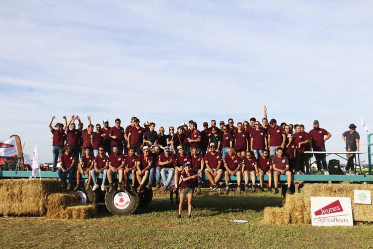 À Ableiges (Val-d'Oise), dimanche 3 septembre. Les Jeunes agriculteurs du Val-d'Oise ont fait carton plein avec 10 000 entrées enregistrées durant le week-end. 