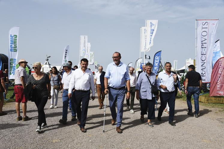 Mardi 5 septembre, dans la matinée, les élus loirétains, avec en tête Marc Gaudet, président du Département, ont inauguré l'événement en visitant de nombreux stands de l'allée C.