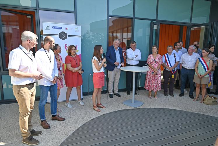 Le Controis-en-Sologne, vendredi 8 septembre. L'inauguration de l'extension du Village by CA Food Val de Loire a eu lieu devant une centaine de personnes.