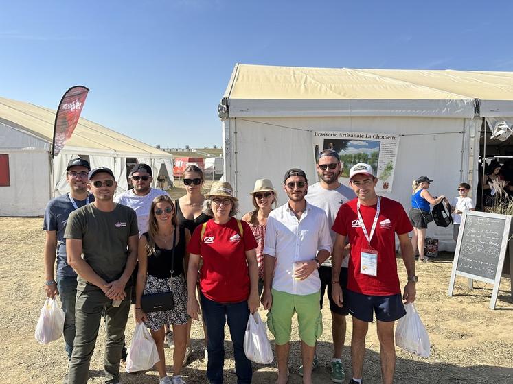 Loirétains, Euréliens et Berrichons composaient la délégation de Jeunes agriculteurs Centre-Val de Loire présente à Cambrai. 