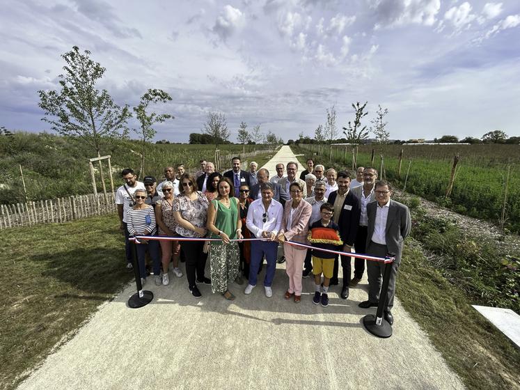 À Wissous (Essonne), dimanche 17 septembre lors de l'inauguration des aménagements réalisés par Île-de-France Nature sur la plaine de Montjean.