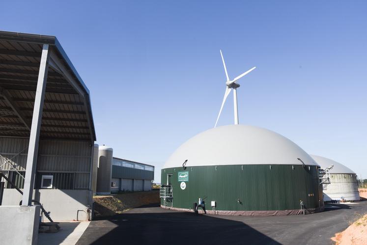 Vendredi 15 septembre, à Thimert-Gâtelles. Portée par un collectif d'agriculteurs, Thymerais bio énergie a déjà produit 11 millions de kWh de gaz vert.