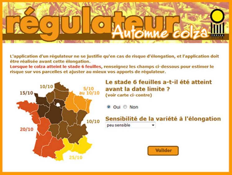 Sur www.terresinovia.fr, retrouvez l’outil Régulateur automne colza pour vous aider à estimer le risque.