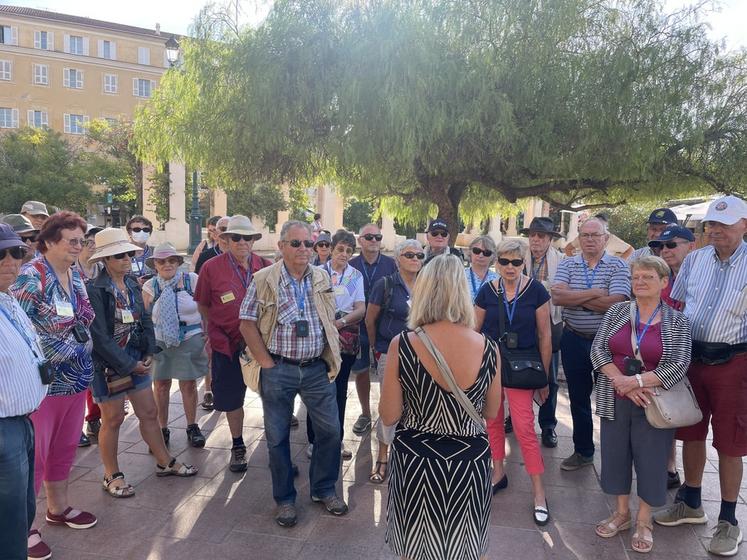 Visite d'Ajaccio, ville natale de Napoléon.