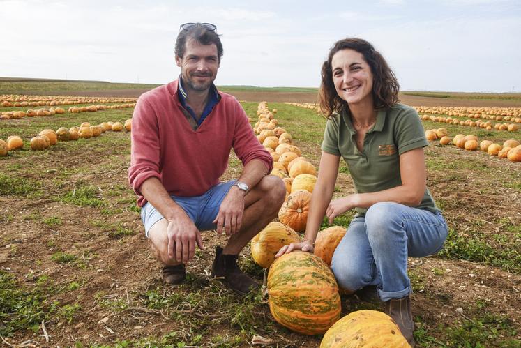 Le 28 septembre, à Viabon. Solenne et Rémi Thévenet continuent à développer leur entreprise qui commercialise désormais dans toute la France.