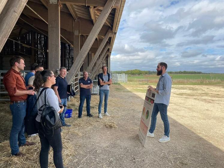 Plusieurs ateliers techniques ont eu lieu l’après-midi, dont celui de présentation de l'exploitation du lycée agricole de Bourges-Le Subdray.