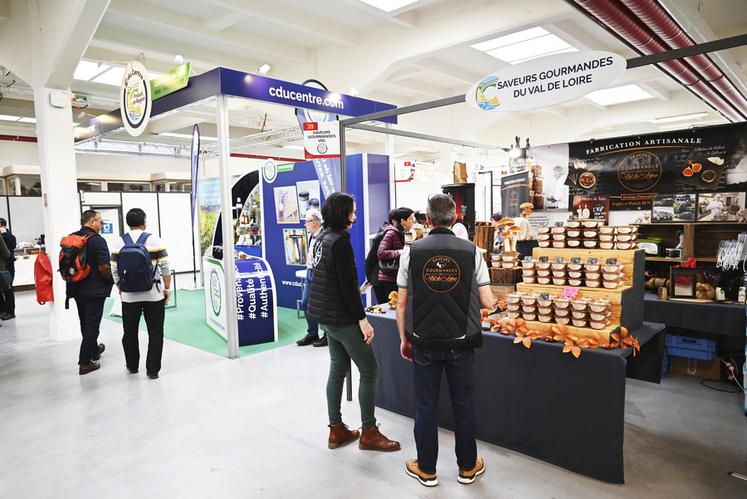 C du Centre, la marque des produits du terroir du Centre-Val de Loire, avait un espace dédié avec de nombreux produits de la région.