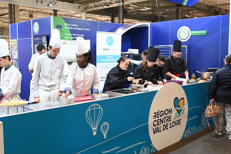 C du Centre a organisé tout le week-end des animations, comme des démonstrations culinaires avec dégustations des produits de la région.