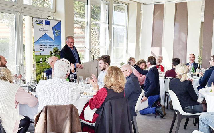 Mercredi 22 novembre, à Ardon (Loiret). L'association HVE Beauce-Val de Loire a organisé une réunion de bilan avec ses partenaires.