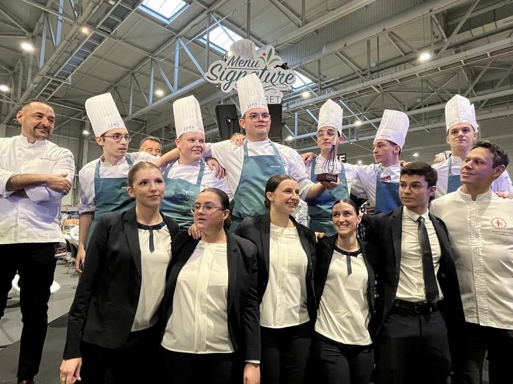 Le plat gagnant a été concocté par le Lycée hôtelier de l'Orléanais.