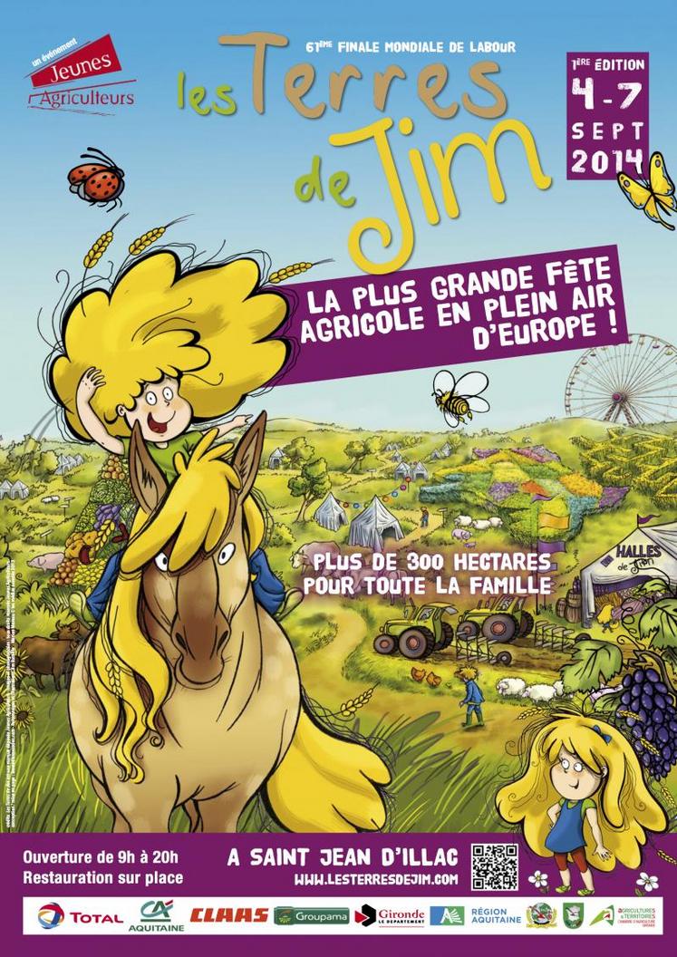 "Les Terres de Jim" est l'événement incontournable de la rentrée. La précédente édition française à Pomacle dans la Marne en 1999 avait attiré 300.000 visiteurs.