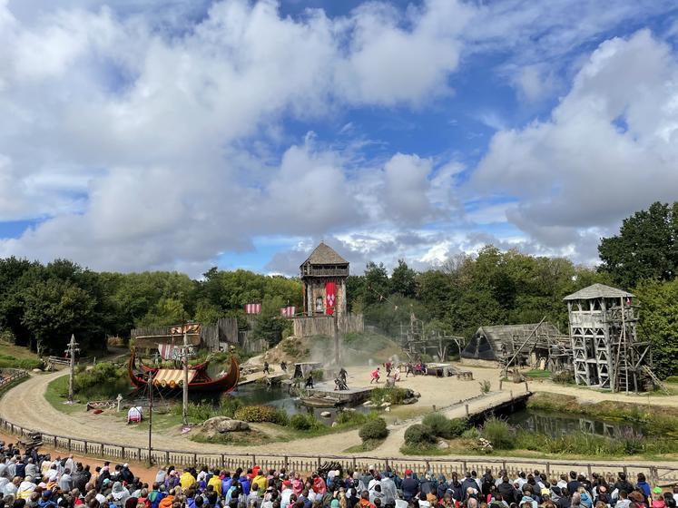 Spectacle au Puy du Fou en août 2022.