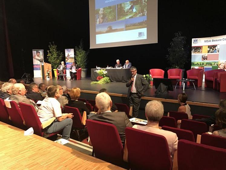 Comme à son habitude, Pascal Cormery, au 1er plan, s’est exprimé en toute franchise, et sans détour.