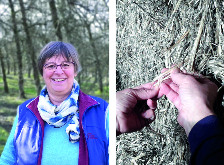 Corinne Heusèle, exploitante agricole.
