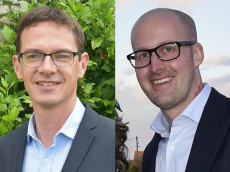 Cyrille Milard, président de la FDSEA 77, et Yves Coppé, président de JA 77.