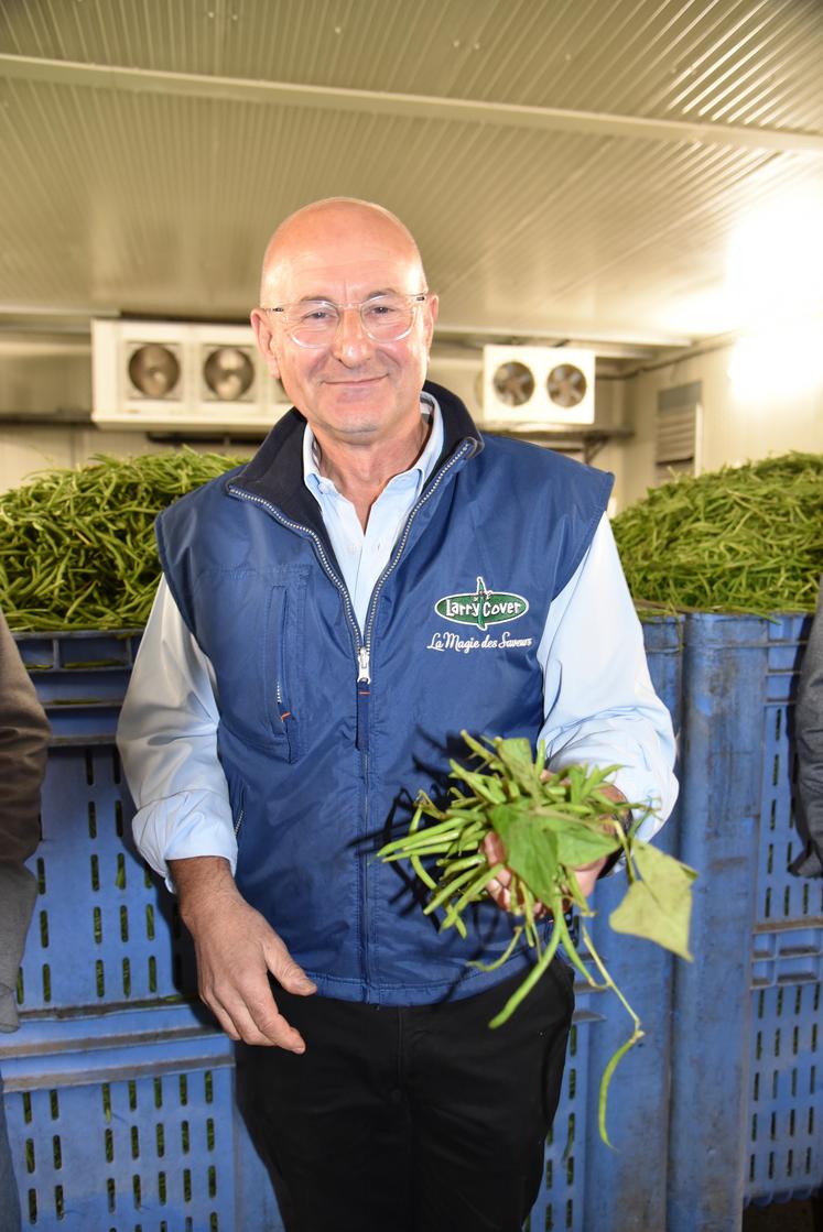 Le producteur de haricots, Pascal Dupré est à la tête de la SCEA Yruce à Orsonville (Yvelines). 
