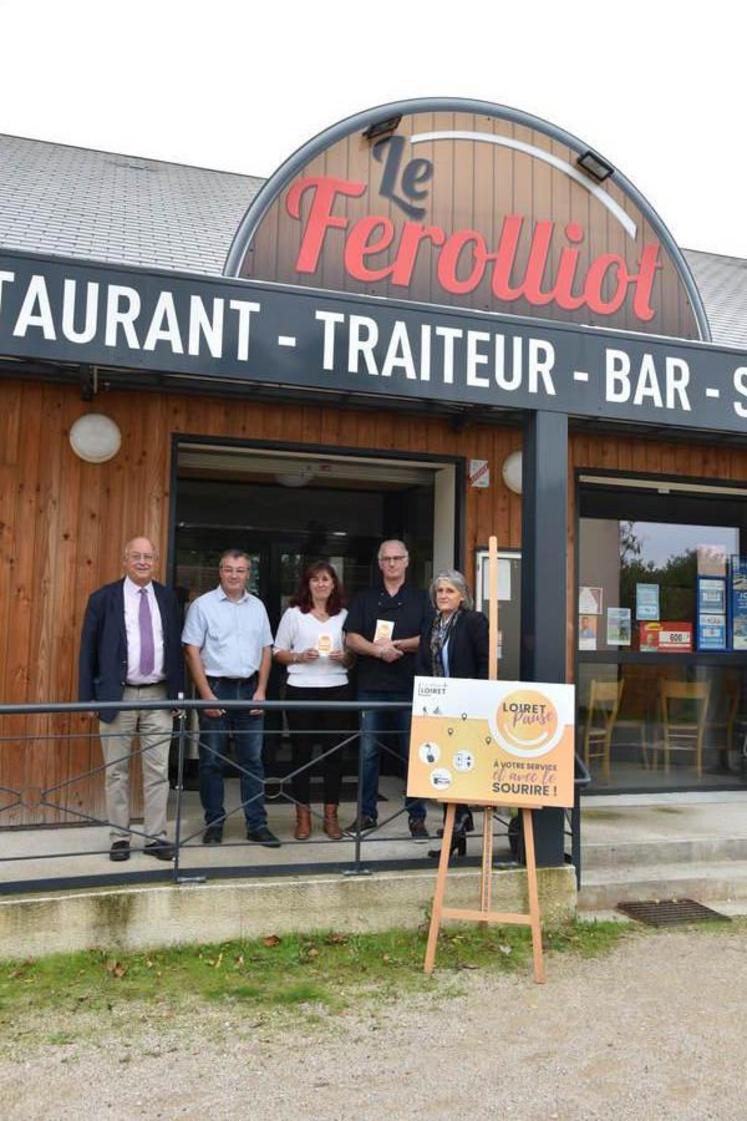 Le lancement de Loiret Pause s'est tenu le 21 octobre, au Férolliot, restaurant et épicerie de la commune de Férolles.