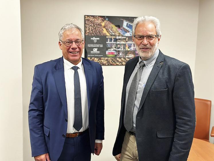 Hervé Vandierendonck (à g.) et Patrice Grégoire.