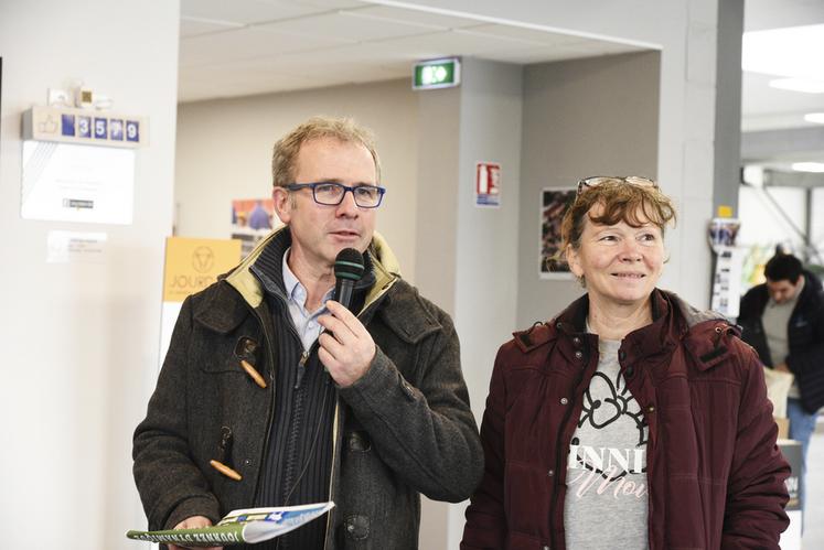 Nicolas Beets et Yolande Lachaux, éleveurs laitiers dans le Loiret, sont les deux représentants de Qualilait.