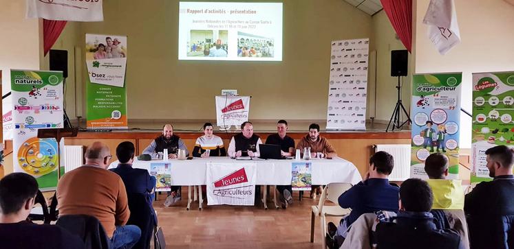 Assemblée générale des JA 45 le 27&nbsp;janvier à Viglain. 