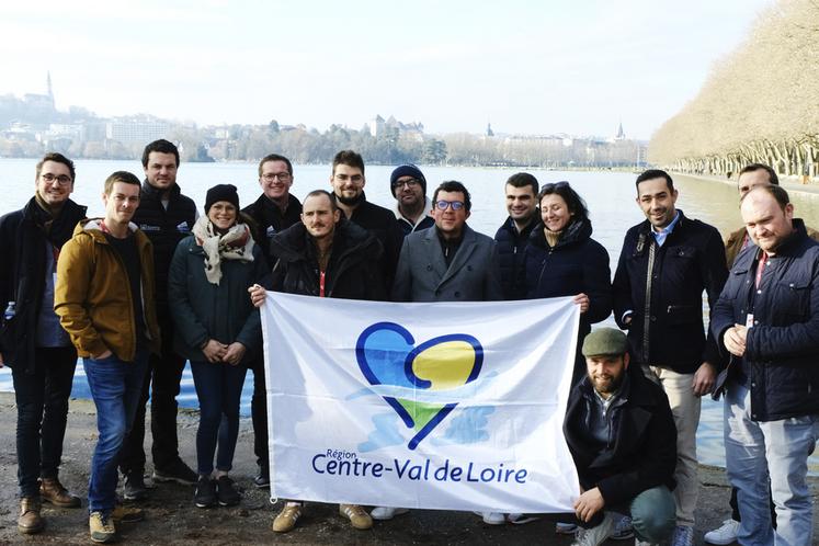 Les JA 45 à l'Université d'hiver avec la délégation Centre-Val de Loire. 