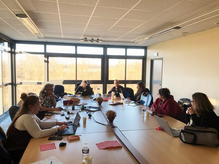 Les collaborateurs de JA CVL se sont réunis vendredi 12 janvier à Saint-Doulchard (Cher).