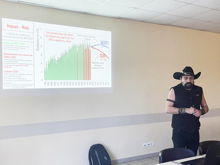 Serge Zaka a offert une perspective visionnaire sur l'avenir de l'agriculture dans un contexte climatique évolutif.