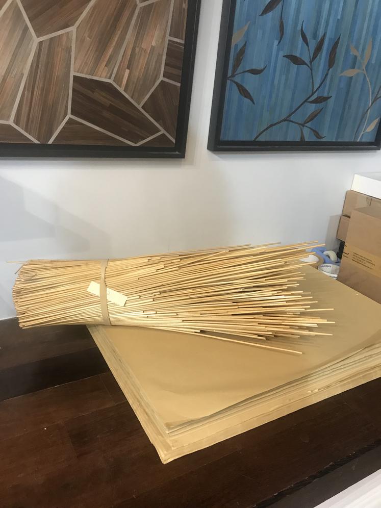 Dans l'atelier de Lison de Caunes, à Paris.