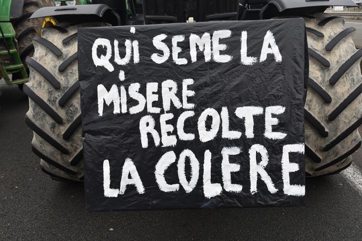 Sur le blocage de l'A6 par les agriculteurs fin janvier 2024.