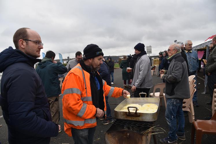 Sur le blocage de l'A6 par les agriculteurs fin janvier 2024.