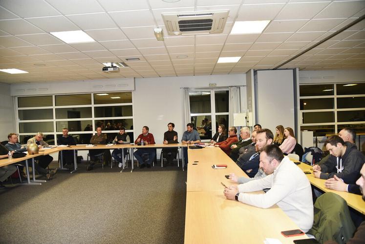 Conseil d'administration exceptionnel FDSEA/JA Île-de-France au Chesnay (Yvelines) lundi 22 janvier. 