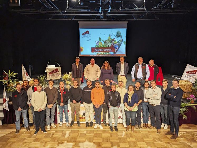 À Nemours, vendredi 16 février. Les Jeunes agriculteurs de Seine-et-Marne ont tenu leur assemblée générale élective. 