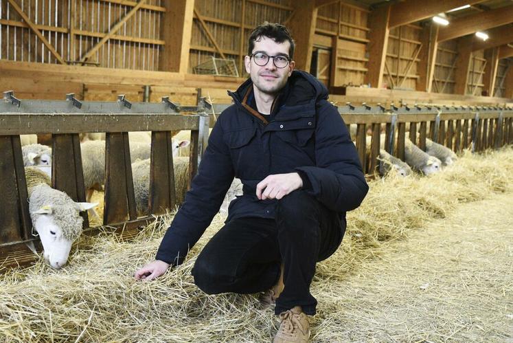 Mathieu Cloup gère dorénavant l'exploitation agricole du Chesnoy.