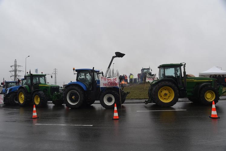 À Meaux (Seine-et-Marne) lors de la mobilisation des agriculteurs fin janvier 2024.