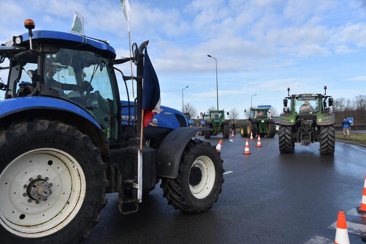 À Meaux (Seine-et-Marne) lors de la mobilisation des agriculteurs fin janvier 2024.