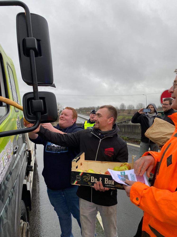 À Meaux (Seine-et-Marne) lors de la mobilisation des agriculteurs fin janvier 2024.