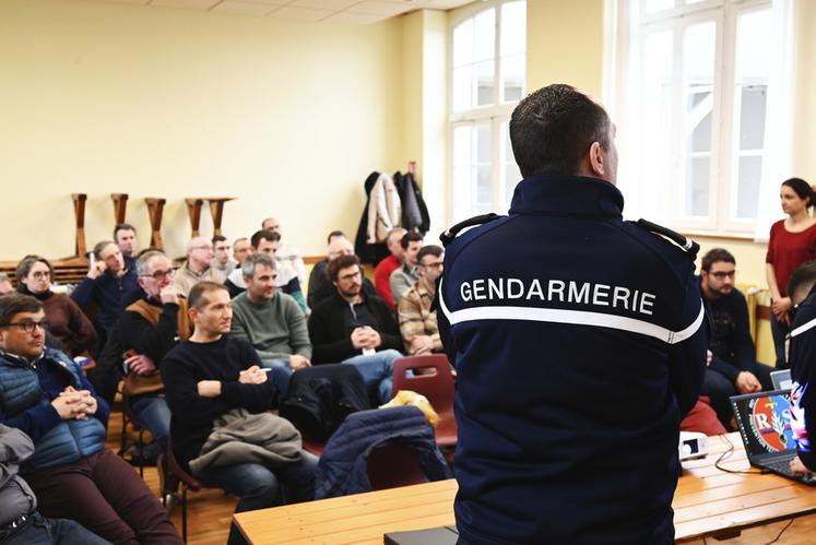 Le 30 janvier, à Séris. Lors de l'assemblée générale du GDA de Mer - Marchenoir, la gendarmerie est intervenue pour évoquer les vols dans les exploitations.