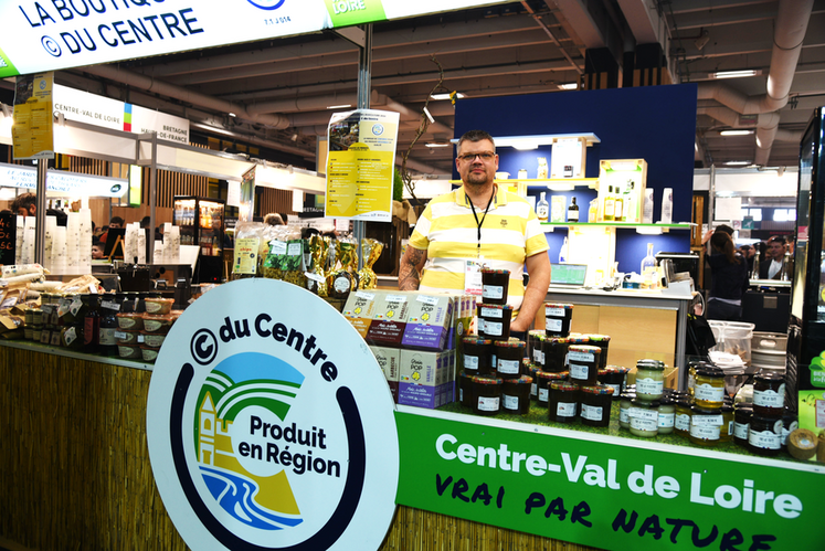 Étaient présents à la boutique C du Centre : les amandes de Pithiviers, les tartinables à la betterave rouge de l'huilerie Laluque, les vinaigres Martin-Pouret, les produits Covifruit et les spiritueux de Faronville.