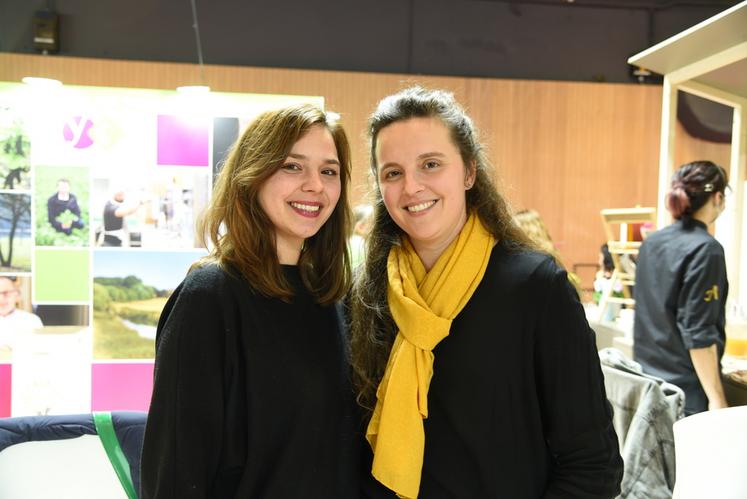 Lucile et Émilie Battafarano ont lancé leur marque de caviar végétal pendant le Salon de l’agriculture.